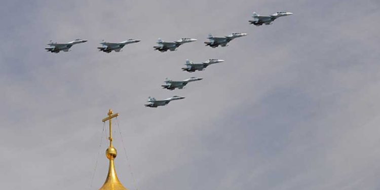 俄羅斯戰機 (圖片:Host photo agency / RIA Novosti via Getty Images)