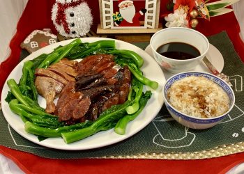 【梁廚美食】陶瓷萬能鍋煮臘味糯米飯/麻婆豆腐/焗蘋果撻蛋糕