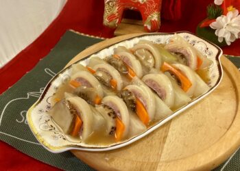 【梁廚美食】麒麟冬瓜扎肉 / 西洋菜 / 越南牛肉湯粉