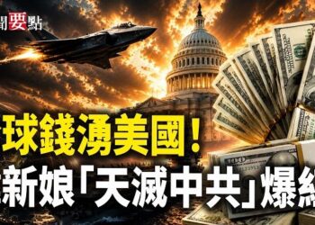 【新聞要點】全球資金湧美國！暴雨突襲內蒙古赤峰市 積水及腰；河北麥田現怪石 網民熱議「改朝換代」；南韓最美新娘「天滅中共」婚紗爆紅