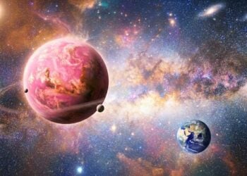 星空下的粉紅家園 —— 十光年外的孖生地球