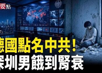 【新聞要點】德國點名中共跨國鎮壓！中共稅收衝擊下 奢侈品銷量大跌；靠零食和水充飢20天 深圳失業男子腎衰竭