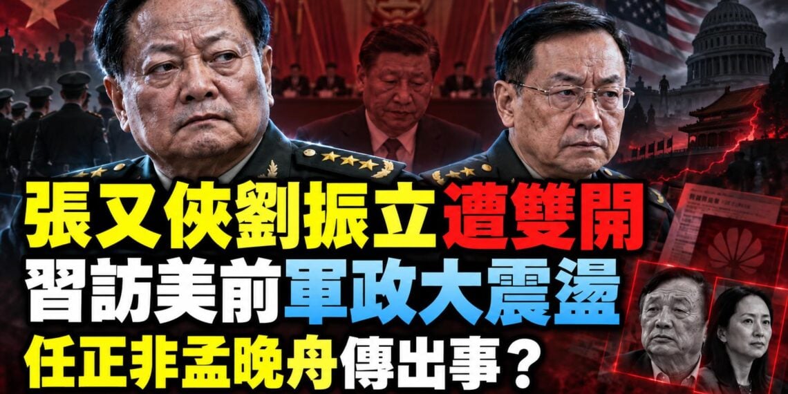 EP523-吳文昕：習訪美前突爆軍政震盪！張又俠劉振立遭「雙開」｜任正非孟晚舟驚傳失聯或出事？｜五中全會倒數 公安部大換血｜大紀元遭猛攻 川普封殺三大媒體！【Nina面對面】9/11/2026